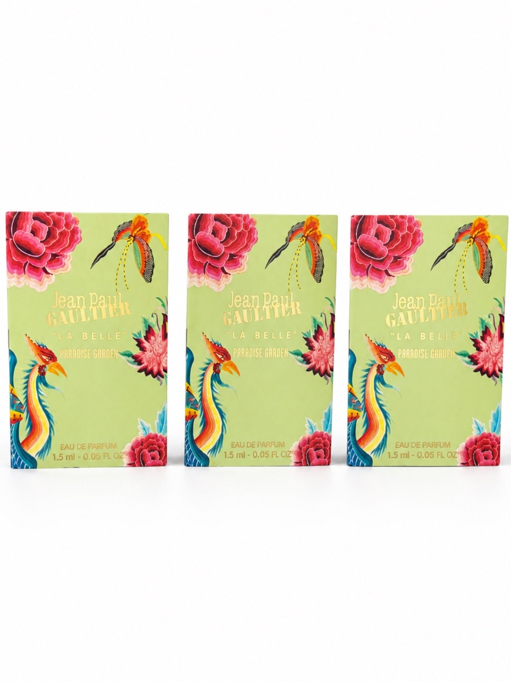 Jean Paul Gaultier La Belle Paradise Garden EDP Samples x3